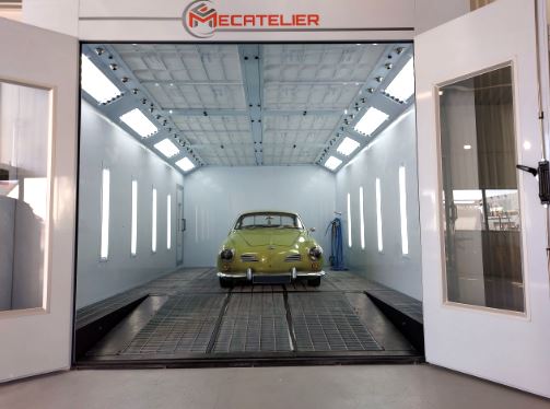 Cabine de peinture automobile VL & VU - évolutive 8m - carrosserie avec ventilation verticale ou horizontale_3