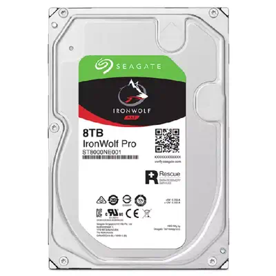 Seagate IronWolf Pro ST8000NT001 disque dur 8 To 7200 tr/min 256 Mo 3.5