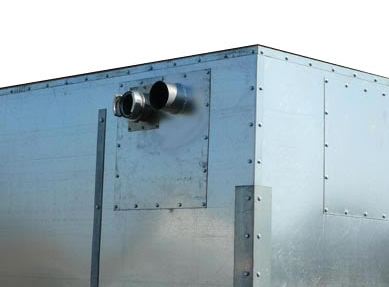 Silo métallique de stockage carré SMTL - Capacité 2,6 T - Pour granulés - Livré en kit avec sortie gravitaire_3