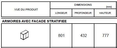 Armoire de bureau avec portes décor bois - MDD - Chêne Canadien, Blanc pastel_3