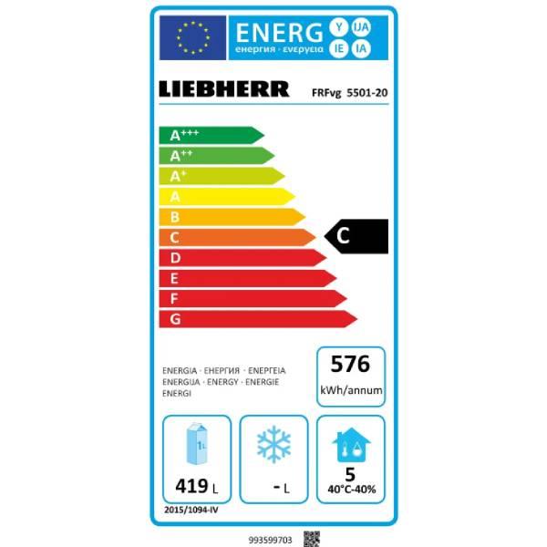 Armoire réfrigérée positive ventilée GN2/1 et HACCP - 419 L | Liebherr FRFvg 5501 Performance_3