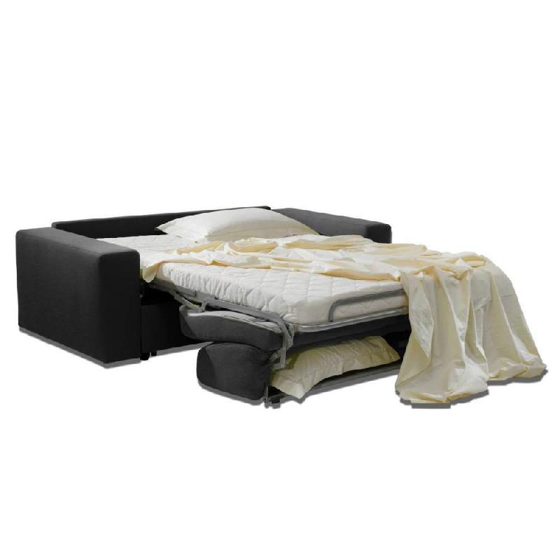 Canapé-lit Dreamer Express - sommier à lattes 120 cm - microfibre graphite - matelas 16 cm inclus_3