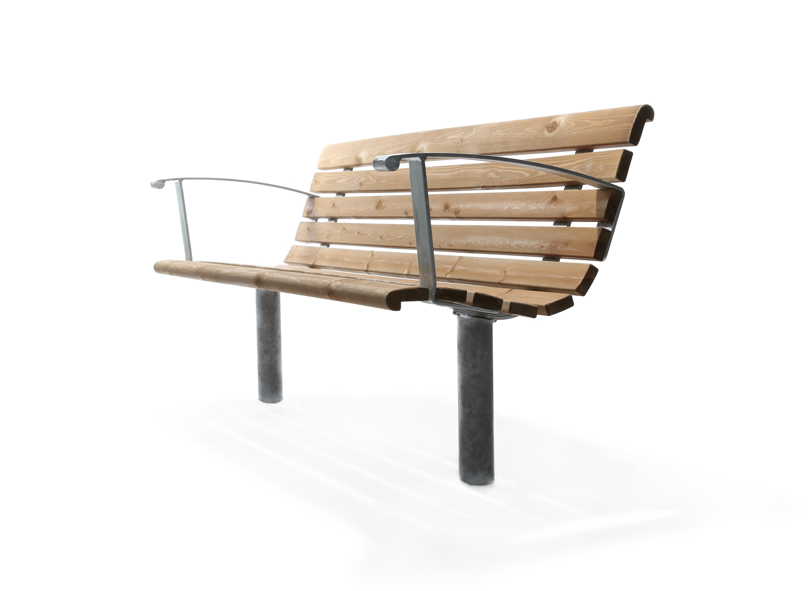 Banc public Sofiero réf 8058448 - Hags - 1760 mm de longueur, montage en 1 heure_3