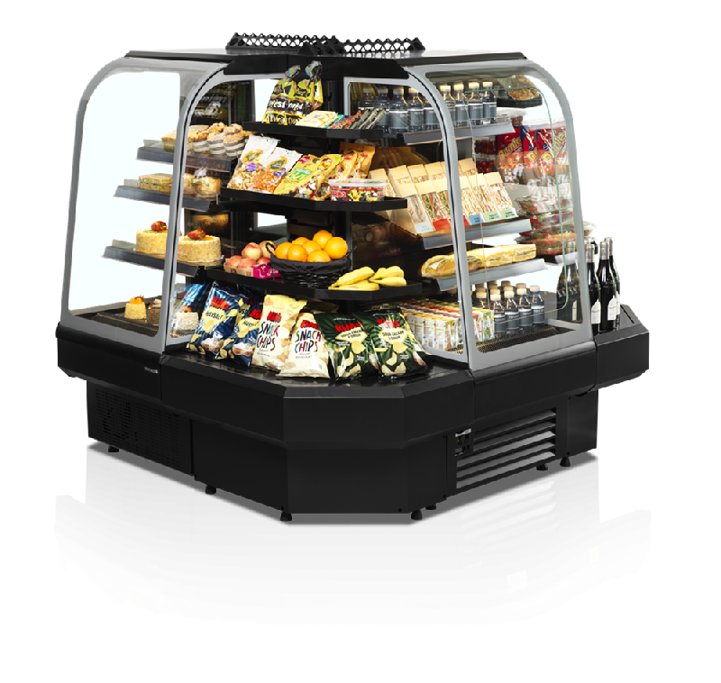 Vitrine réfrigérée libre service basse 600mm Profondeur 740mm NOC60CC TEFCOLD_3