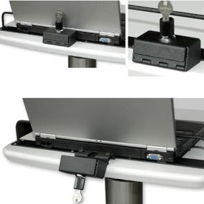 Laptop Mini Cart H Class - Chariot informatique médical ajustable - Ergonoflex - 13,60 kg_3