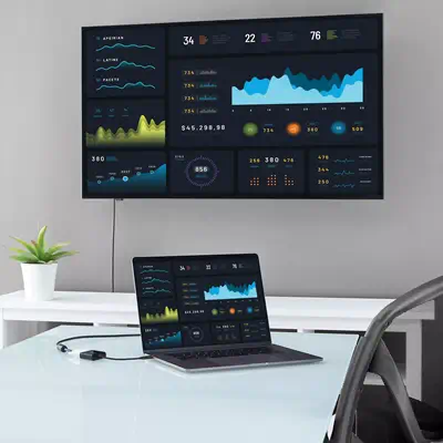 StarTech Adaptateur vidéo USB Type-C vers DVI - M/F - Noir_3