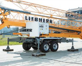 Grue à montage rapide avec capacité de levage maximale de 1 500 kg