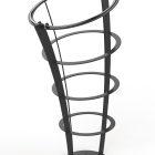 Corbeille Vigipirate sur pied 110L Gris Manganèse - ELICE - Référence 56315 et 56317 - Fabrication française, Matière recyclable_3