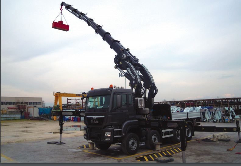 Grue auxiliaire Cormach Serie 150000 E HP - E9F205 - pression 310 bar - capacité 7850 kg_3