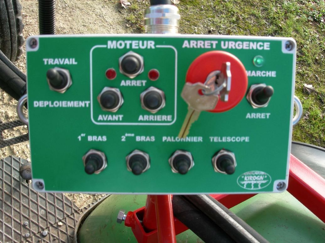 Tailleuse hydraulique pour coupes horizontales jusqu'à 4 mètres