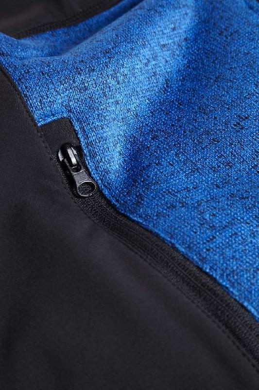 Veste de travail confort - maille molletonnée chinée - 100% polyester - taille L - Réf. 959306_3