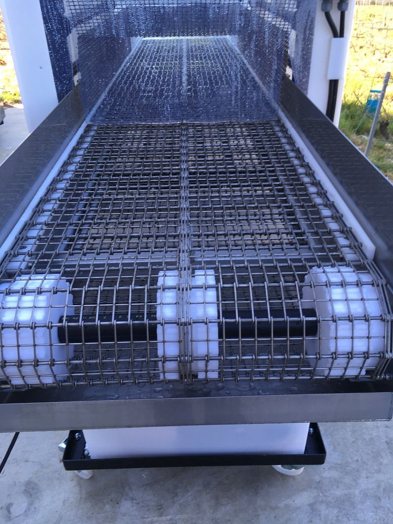 Ltm - laveuses industrielles alimentaires - sas chayoux - 1060 kg - laveuse de fruits et légumes avec tapis métallique_3