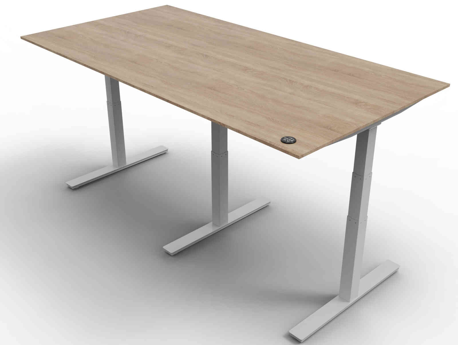Bureau motorisé MEETDESK - idéal pour réunions dynamiques - Hauteur ajustable 65 à 130 cm - 2 moteurs - Garantie 5 ans_3