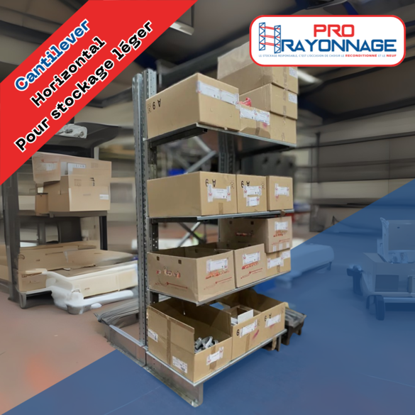 Cantilever léger - Rayonnage à bras modulable - NEUF_3