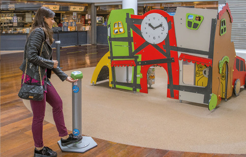 Borne distributeur de gel hydroalcoolique sans contact - commande à pied - H9 JMU-0500 - Husson international_3