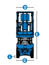 Élévateur de personnes GS-2632 - Hauteur de travail max 9,96 m - Poids 2 145 kg_3