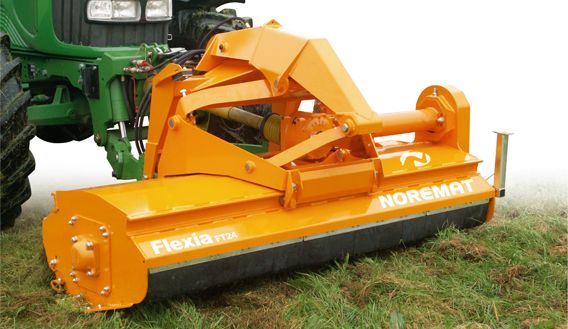 Flexia broyeur forestier - Noremat - largeur de coupe réelle 1.81 à 2.17 m - attelage frontal avec parallélogramme unique_3
