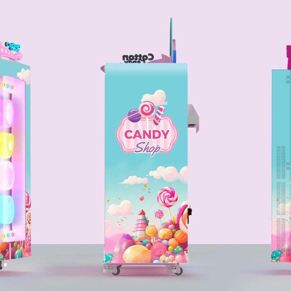 Machine à barbe à papa automatique 2800W M3 - Temps de fabrication 80-130s/pièce - FESTI MARKET - Ref FM-M3-CFCSVE_3