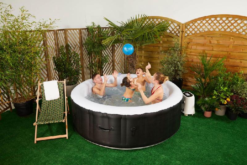 Spa gonflable rond BACHATA - 4 places - Ø 180 x H. 65 cm - 120 jets - Chauffage jusqu'à 41°C_3