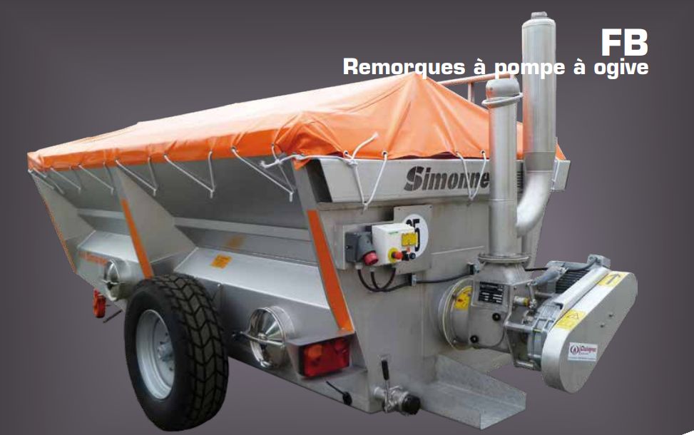 Remorque monocoque avec pompe Challenger tout inox