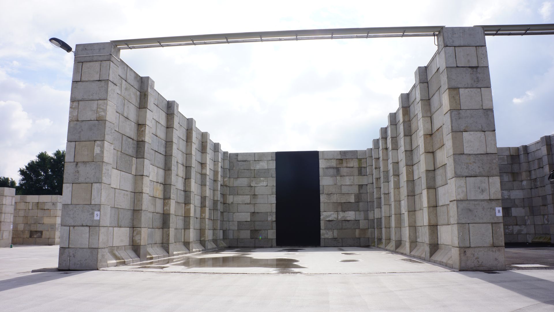 Bloc empilable lego beton 160X80  murs coupe feu- partout en France Hauteur 10m_4