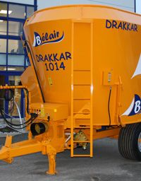 Drakkar monovis - Mélangeuse agricole Bélair - Capacité 8 à 16m3 - Vis verticale large et pesage électronique_3
