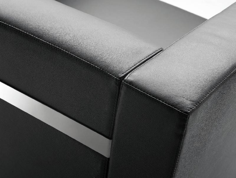 Fauteuil d'attente en cuir OXEL - Sokoa._3