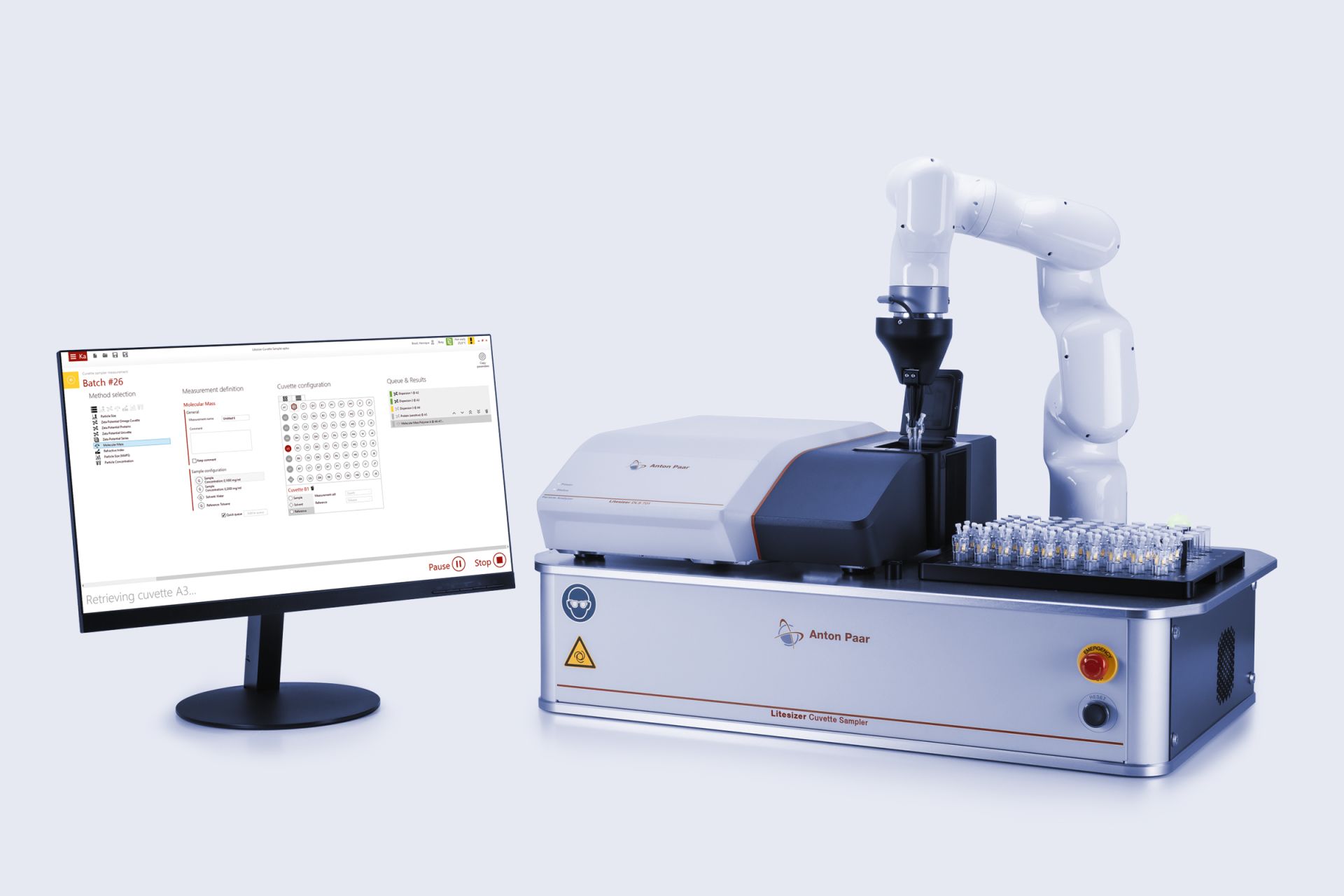 Solution d'automatisation pour l'analyse des nanoparticules : Litesizer Cuvette Sampler_3