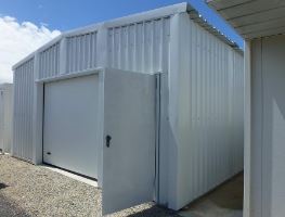 Bâtiment métallique démontable et pliable en kit Plenave 7.3 - largeur 7m - hauteur intérieure 2,55m_3