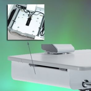 Chariot informatique médical PC Cart Plus H Class LD - Ergonoflex - 28,12 kg - réglable en hauteur_3