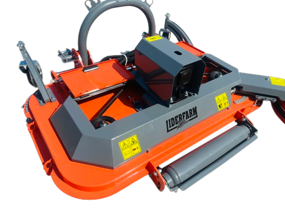 Tondeuse de finition LIDERFARM 1m50 avec déport hydraulique et disque latéral de 60cm_3