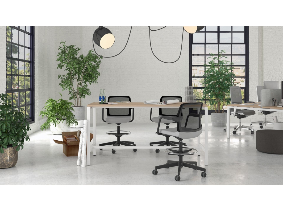 Table haute polyvalente NOVA - idéale pour salles d'étude, réunions, conférences, formations ou bibliothèques_3