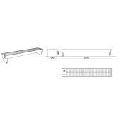 LQS110 - Banc connecté avec panneau solaire et Wi-Fi - MMCité 1 a.S. - Hauteur 440 mm_3