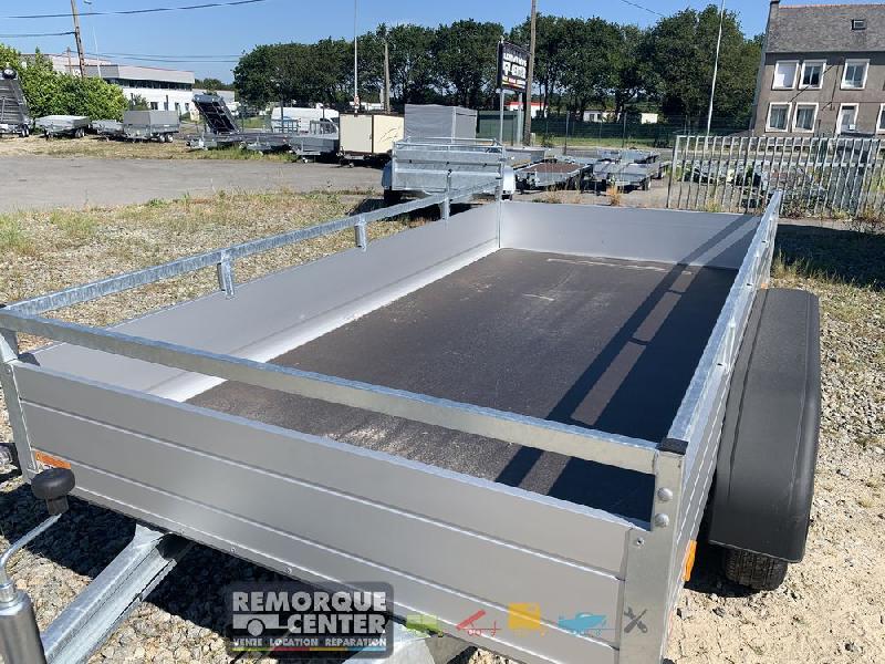 Remorque freinée aluminium - MCALU - FW2000 - 2 essieux - PTAC : 2000 Kg - 305 x 153 cm - Référence MCALU PRO FW2000 - Saris_3