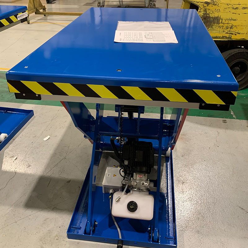 Table élévatrice 1000 kg - Référence TE100-135-080-4292 - Plateau lisse sur mesure - Énergie hydraulique_3