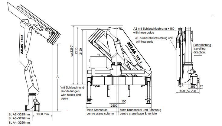 Grue auxiliaire Atlas 145.2 SL à 145 CS - modèle performant et robuste_3