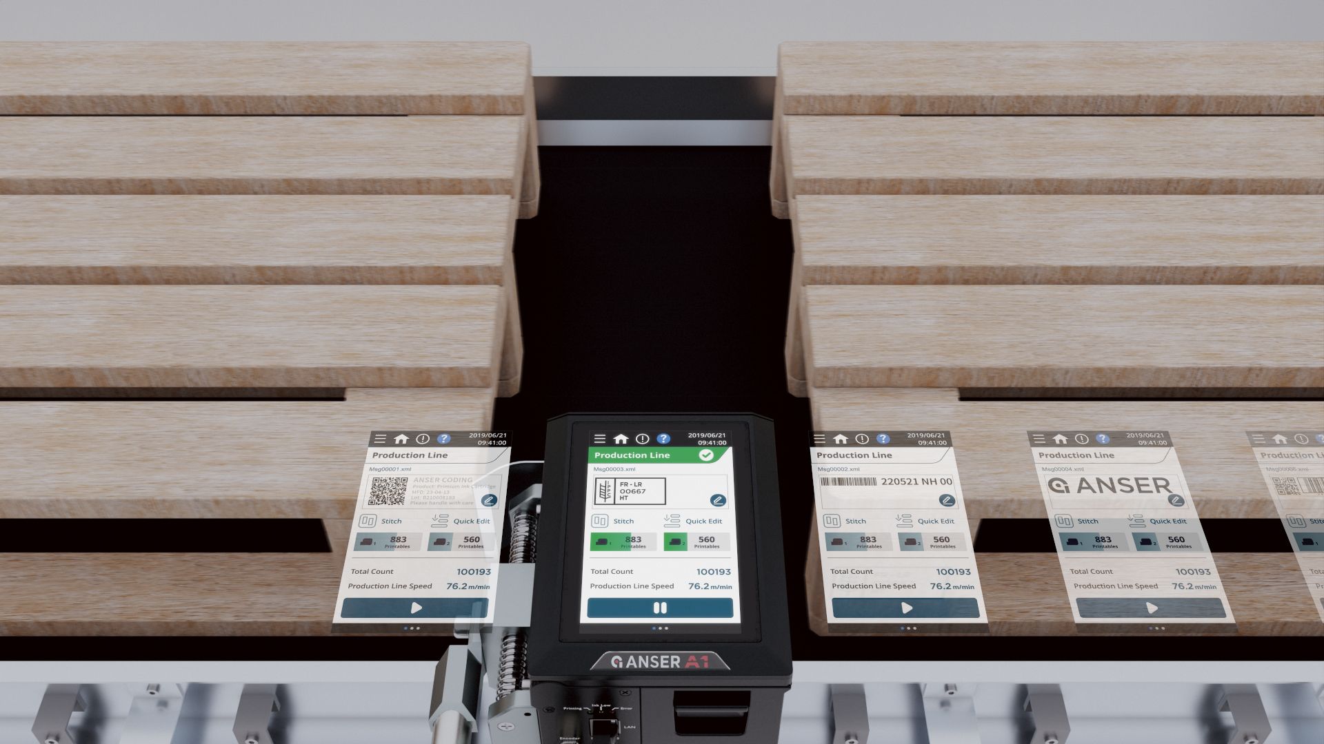 Codeur jet d'encre thermique tout-en-un nouvelle génération Anser A1 - compact, sans entretien, pour emballages et cartons_3