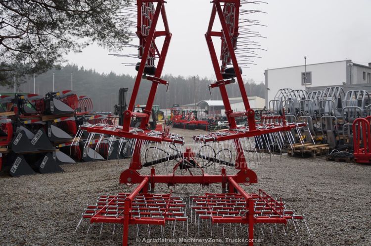 Herse étrille Jar-Met HSJAR900 - 9 mètres, 360 dents, repliage hydraulique_3