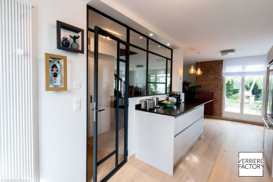 Verrière style Mondrian sur mesure : la verrière design déstructurée_3