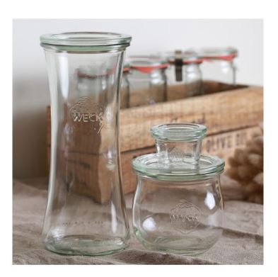 Bocaux en verre WECK bobine 700 ml Ø 80mm avec couvercle en verre et joint (clips non inclus) - WN000032_3