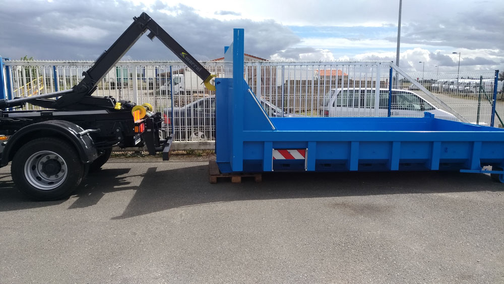 Bras amovible 8 à 12T pour camion système multi-caissons - HPC - bras hydraulique à potence télescopique_3