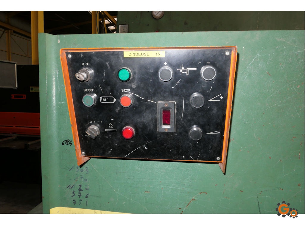 Cisaille guillotine HACO TS3006 - moteur 10CV - capacité 3050 x 6 mm - UGS : 8806_3