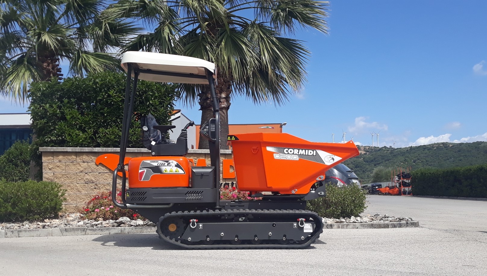 Dumper hydrostatique haute performance - capacité 2000 kg - Cormidi - idéal pour travaux de construction, jardinage et agricoles_3