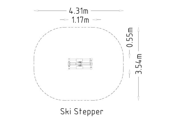 Equipement de fitness extérieur - Gym Ski Stepper - 8039055 - Hags_3