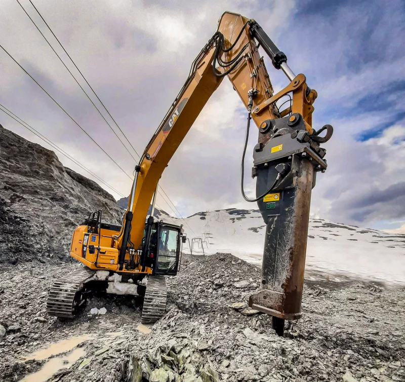 Marteau hydraulique Egli - Haute performance pour pelles 1.3 à 70 t - 95 à 4200 kg_3