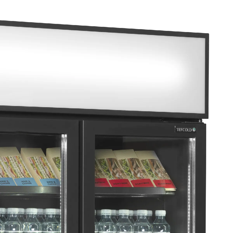 Vitrine réfrigérée FSC891H Black - 2 portes TEFCOLD_3