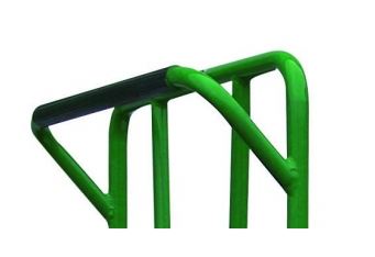 Chariot plateforme à 2 dossiers - monobloc pour ateliers, entrepôts et magasins - capacité jusqu'à 600 kg_3