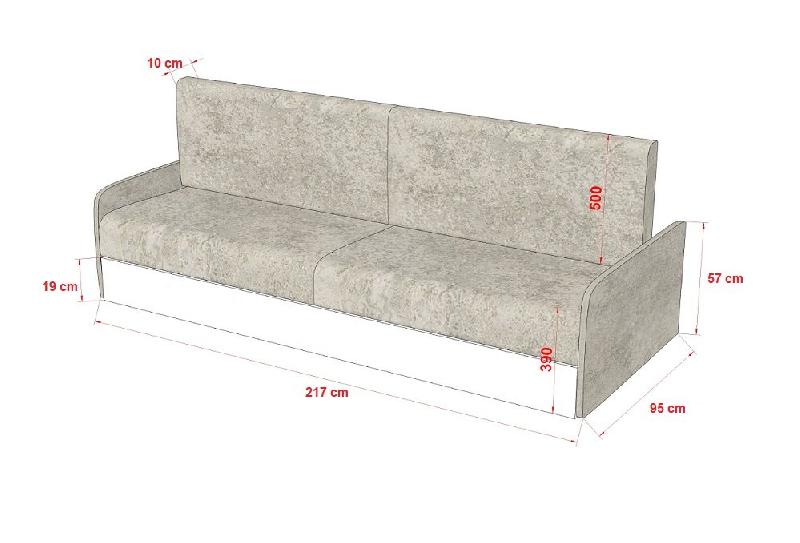 ARMOIRE LIT ESCAMOTABLE VERTIGO SOFA FAÇADE BLANC BRILLANT CANAPÉ ACCOUDOIRS ROUGE 160*200 CM_3