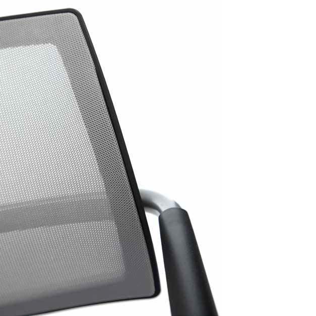 Fauteuil CLUB avec dossier résille ou rembourré, disponible en plusieurs coloris