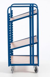 Chariot porte-bacs Norme Europe - Kalidesk - 200 kg - Plateaux inclinables - CC001-0464_3